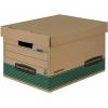 imageBankers Box 20 Pack STORFILE MediumDuty 100 Recycled File Storage Boxes FastFold LiftOff Lid LetterLegal KraftGreen12Pack