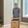 imageBankers Box 20 Pack STORFILE MediumDuty 100 Recycled File Storage Boxes FastFold LiftOff Lid LetterLegal KraftGreen20Pack