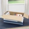 imageBankers Box 20 Pack STORFILE MediumDuty File Storage Boxes FastFold String and Button Letter WhiteBlue20Pack