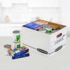 imageBankers Box 30 Pack STORFILE Basic Duty File Storage Boxes Standard Assembly Liftoff Lid LetterLegal WhiteBlue