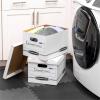 imageBankers Box 30 Pack STORFILE Basic Duty File Storage Boxes Standard Assembly Liftoff Lid LetterLegal WhiteBlue
