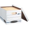 imageBankers Box 30 Pack STORFILE Basic Duty File Storage Boxes Standard Assembly Liftoff Lid LetterLegal WhiteBlue