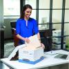 imageBankers Box 30 Pack STORFILE MediumDuty File Storage Boxes FastFold LiftOff Lid LetterLegal WhiteBluepack of 20