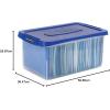 imageBankers Box Heavy Duty 20quot Plastic Letter File BoxLetter