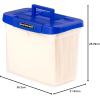 imageBankers Box Heavy Duty 20quot Plastic Letter File BoxPortable Letter