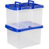 imageBankers Box Heavy Duty 20quot Plastic Letter File BoxPortable Letter