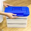 imageBankers Box Heavy Duty 20quot Plastic Letter File BoxPortable Letter
