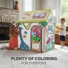 imageBankers Box at Play Color in Birthday Playhouse Cardboard Playhouse and Life Size Craft Activity for Kids and FamiliesDinosaur