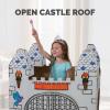 imageBankers Box at Play Color in Castle Playhouse Cardboard Playhouse and Life Size Craft Activity for Kids and FamiliesCastle