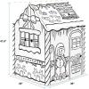 imageBankers Box at Play Color in Treats N Eats Playhouse Cardboard Playhouse and Life Size Craft Activity for Kids and FamiliesGingerbread