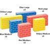 imageBankers Box at Play Heavy Duty Jumbo Cardboard Building Blocks 40 Pack Large and Medium Toy Blocks for Kids andBuilding Blocks 20pk