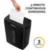 imageFellowes LX41DB 8Sheet MicroCut Paper Shredder for Home Office8 Sheet Cross Cut