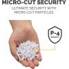 imageFellowes LX41DB 8Sheet MicroCut Paper Shredder for Home Office8 Sheet Micro Cut