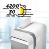 imageFellowes Mfg Co 5015401 Powershred LX220 20 Manual Sheet Capacity MicroCut Shredder  Black20 Sheet  White