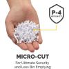 imageFellowes Mfg Co 5015401 Powershred LX220 20 Manual Sheet Capacity MicroCut Shredder  Black20 Sheet  White
