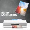 imageFellowes Saturn 3i 125 Thermal Laminator Machine for Home or Office with Pouch Starter Kit 125 inch Fast WarmUp JamFree Design 5736601Faster