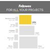 imageFellowes Thermal Laminating Sheets 3mil Letter Size Pouches 9 x 115 200 Pack Clear 57434013mil  100 Pack