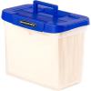 imageBankers Box Heavy Duty 20quot Plastic Letter File BoxPortable Letter