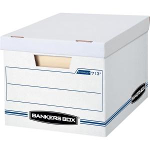imageBankers Box 0071302 STORFile Storage Boxes Standard SetUp LiftOff Lid LetterLegal Pack of 20 White