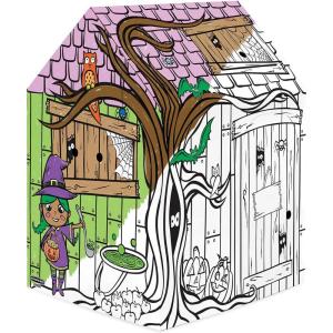imageBankers Box at Play Color in Castle Playhouse Cardboard Playhouse and Life Size Craft Activity for Kids and FamiliesHalloween