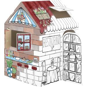 imageBankers Box at Play Color in Treats N Eats Playhouse Cardboard Playhouse and Life Size Craft Activity for Kids and FamiliesTreats N Eats