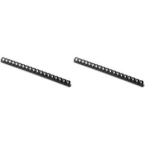imageFellowes 52326 Plastic Binding Combs  Round Back 12 Inches 90 Sheets Black 100 Pack100 Count Pack of 2