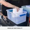 imageBankers Box 1 Pack Portable Open Desktop Plastic File Storage Box with Hanging Rails Side Handle Organizer Bin Letter