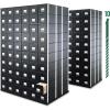 imageBankers Box 6 Pack STAXONSTEEL Maximum Space Saving Filing Cabinet Stacks 10 High Steel Frame Letter BlackLegal Size