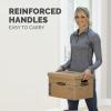 imageBankers Box Classic Moving Box 12 Pack Kit Reinforced Handles TapeFree Assembly Box with Lid 8 Small and 4 Medium Boxes 7716401Assorted Kit