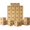 imageBankers Box Classic Moving Box 12 Pack Kit Reinforced Handles TapeFree Assembly Box with Lid 8 Small and 4 Medium Boxes 7716401Assorted Kit