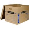 imageBankers Box Classic Moving Box 12 Pack Kit Reinforced Handles TapeFree Assembly Box with Lid 8 Small and 4 Medium Boxes 7716401Assorted Kit