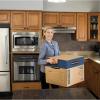 imageBankers Box Large Prime Moving Box 6 Pack Reinforced Handles TapeFree Assembly Attached Lid 18in x 18in x 24in 0062904Medium
