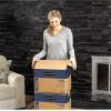 imageBankers Box Large Prime Moving Box 6 Pack Reinforced Handles TapeFree Assembly Attached Lid 18in x 18in x 24in 0062904Small