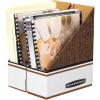 imageBankers Box Magazine File Holders Oversized Letter Wood Grain 12 Pack 07224Wood Grain  Oversized