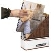 imageBankers Box Magazine File Holders Oversized Letter Wood Grain 12 Pack 07224Wood Grain  Oversized