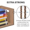 imageBankers Box Medium Classic Moving Box 8 Pack Reinforced Handles TapeFree Assembly Box with Lid 19in x 145in x 155in 77172018Pk