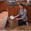 imageBankers Box Medium Classic Moving Box 8 Pack Reinforced Handles TapeFree Assembly Box with Lid 19in x 145in x 155in 77172018Pk