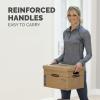 imageBankers Box Small Classic Moving Box 20 Pack Reinforced Handles TapeFree Assembly Box with Lid 15in x 12in x 10in 771421015 Pack