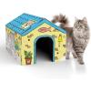imageBankers Box at Play Cat Playhouse Cardboard Playhouse for Cats and Kids