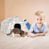 imageBankers Box at Play Cat Playhouse Cardboard Playhouse for Cats and Kids