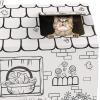 imageBankers Box at Play Cat Playhouse Cardboard Playhouse for Cats and Kids