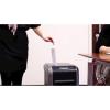 imageFellowes 4609001 Powershred 99Ms 14Sheet MicroCut Heavy Duty Paper Shredder with Auto Reverse BlackDark Silver 252quot x 114quot x 173quotShredder