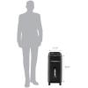 imageFellowes 4609001 Powershred 99Ms 14Sheet MicroCut Heavy Duty Paper Shredder with Auto Reverse BlackDark Silver 252quot x 114quot x 173quotShredder