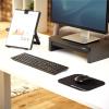 imageFellowes 5933901 Mouse Pad wMicroban Nonskid Base 9 x 8 Black FEL5933901 8quot x 9quot x 01quot01L x 9W inches