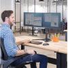 imageFellowes 8044001 Professional Series FreeStanding Stacked Monitor Mount Adjustable Computer Monitor Stand for 2 Monitors with Dual Monitor Arms 32 Inch Monitor CapacityDouble Arm