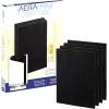 imageFellowes Carbon Filters for AeraMax Air Purifiers  4 Pack 9324201Black 161quot x 124quot x 02quot124 x 161 x 02