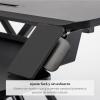 imageFellowes Corsivo Height Adjustable Standing Desk Sit to Stand Gas Spring Riser Converter Tabletop Workstation Desk Riser 8091001Corsivo