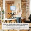 imageFellowes Corsivo Height Adjustable Standing Desk Sit to Stand Gas Spring Riser Converter Tabletop Workstation Desk Riser 8091001Corsivo