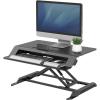 imageFellowes Corsivo Height Adjustable Standing Desk Sit to Stand Gas Spring Riser Converter Tabletop Workstation Desk Riser 8091001Lotus LT