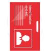 imageFellowes Hot Laminating Pouches ID Tag Not Punched 5 mil 25 Pack 52007100Pack